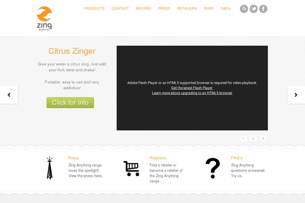 zing-anything.co.uk site used Lookout