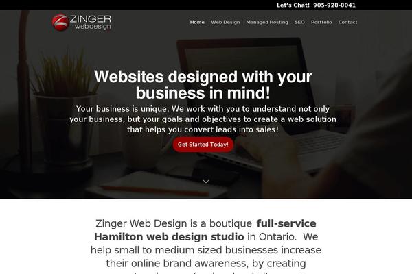 zingerwebdesign.net site used Zwd-child