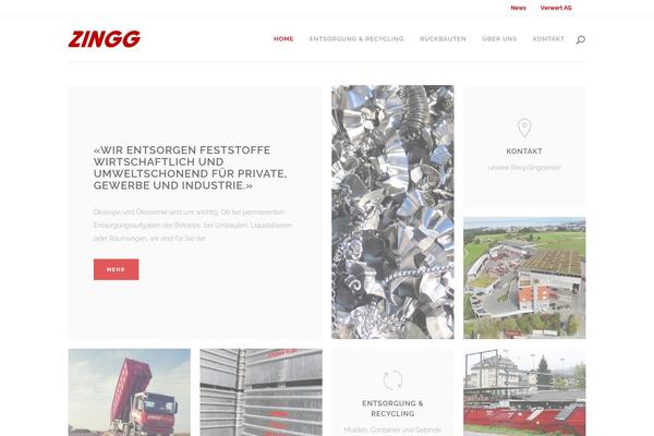 WordPress website example screenshot