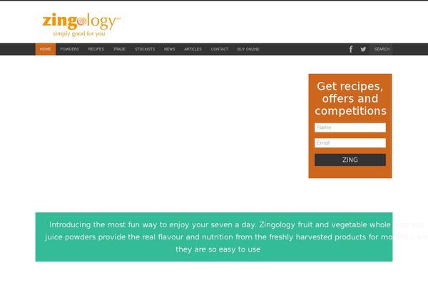 zingology.co.uk site used Bee