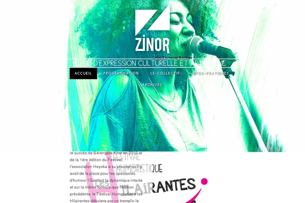 zinor.fr site used Zinor