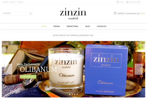 zinzinmadrid.com site used Zinzin