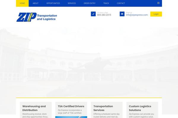 Logistics-theme theme site design template sample