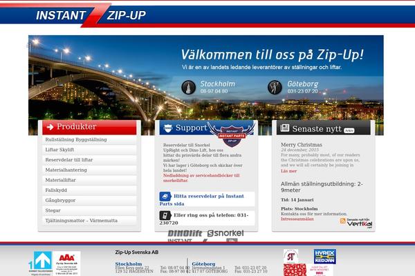 zipup.se site used Zipup-110-child