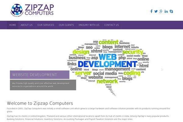 zipzap.in site used Unite