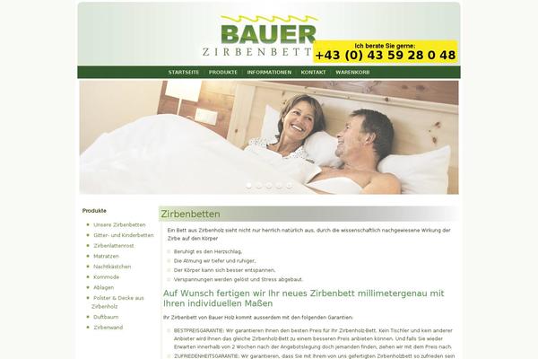 zirbenbett.com site used Bauerzirbenbett1