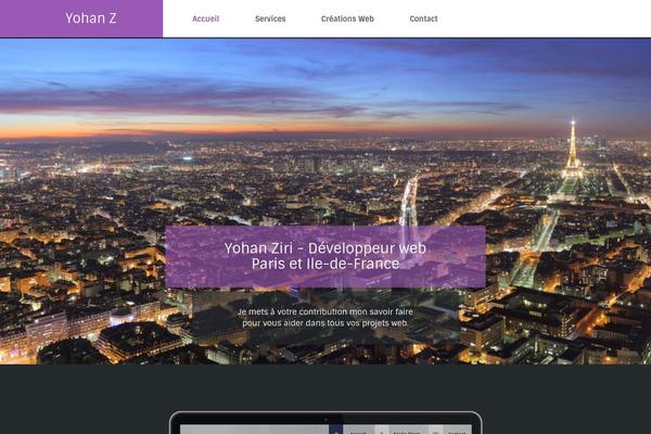 WordPress website example screenshot