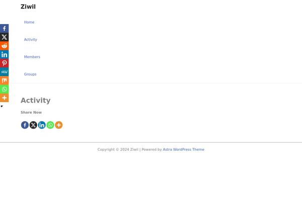 Site using Social Login, Social Sharing by miniOrange plugin