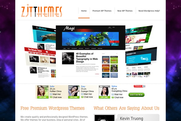 Sinatra Child Theme theme site design template sample