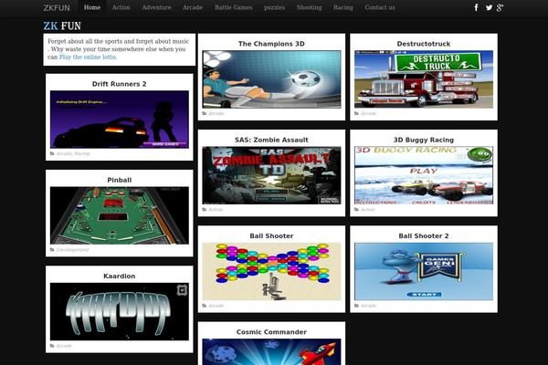 PR News theme site design template sample