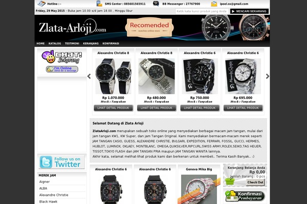 WordPress website example screenshot