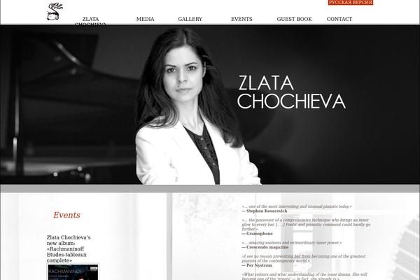 zlatachochieva.com site used Zlata
