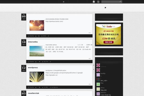 zmxiu.com site used Heibai