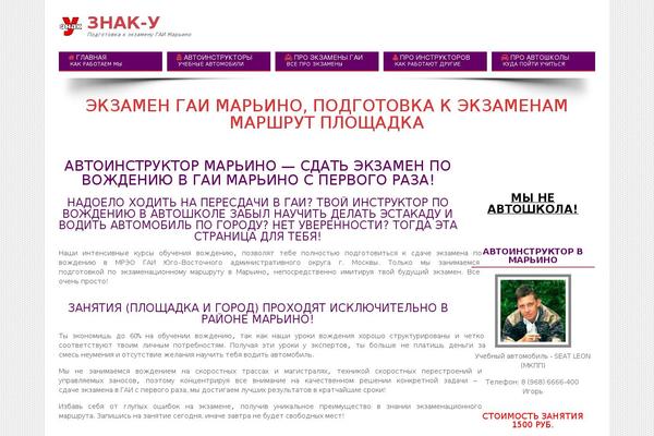 WordPress website example screenshot