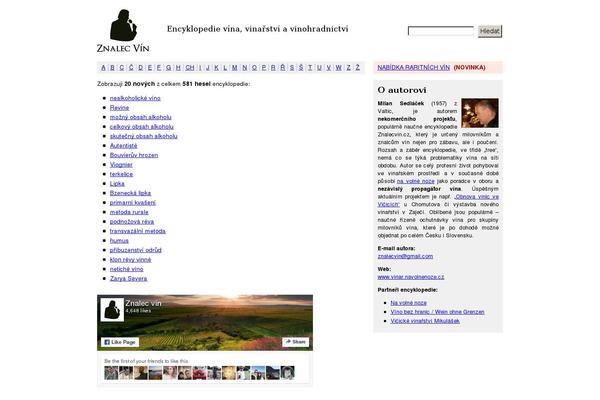 znalecvin.cz site used Znalecvin