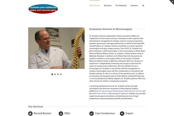 Avada theme site design template sample