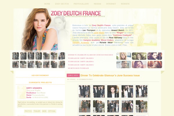 zoey theme websites examples