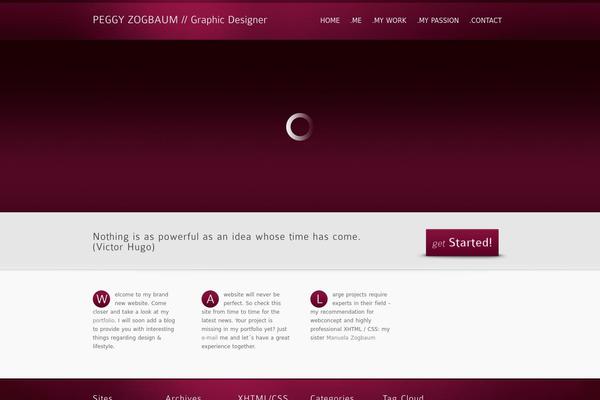 WordPress website example screenshot