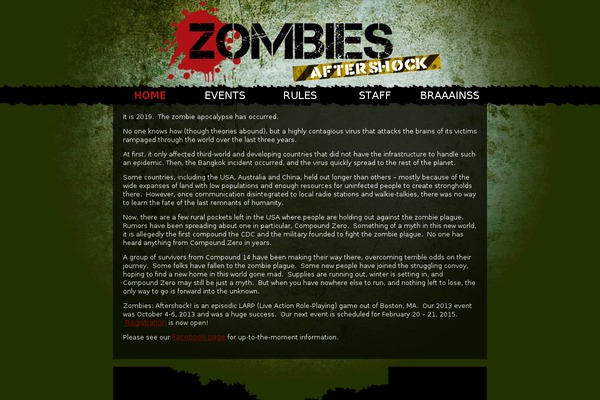 zombie-larp-aftershock.com site used Zombies