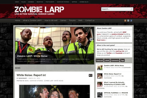 WordPress website example screenshot