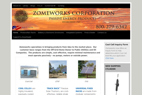 zomeworks.com site used Weaver II