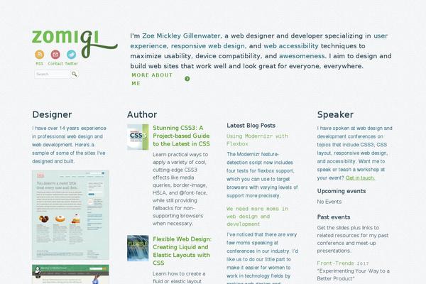 WordPress website example screenshot