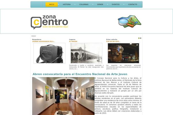 Newspaper theme site design template sample