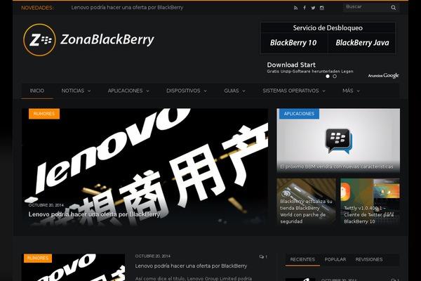 WordPress website example screenshot