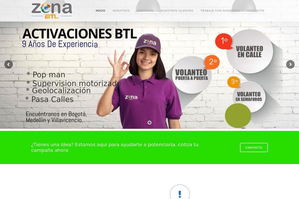 WordPress website example screenshot