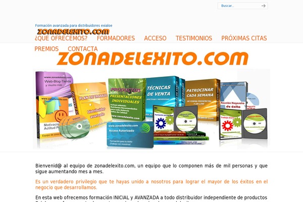 zonadelexito.com site used Envo Business