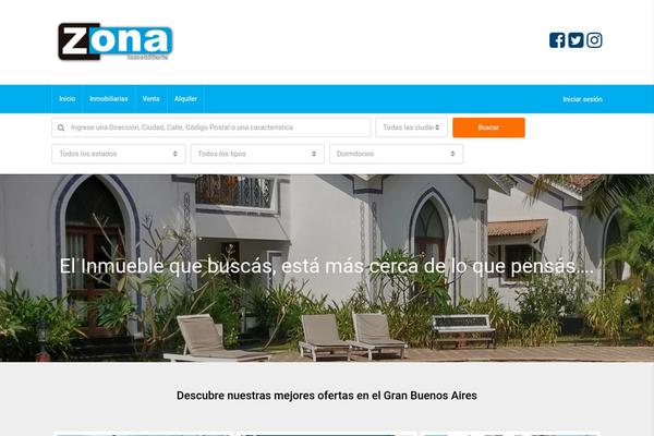 zonainmobiliaria.com.ar site used Houzez