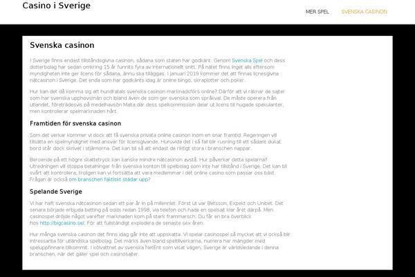 WordPress website example screenshot