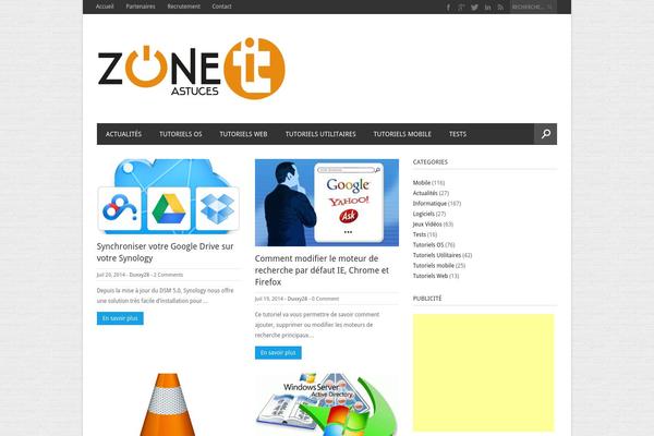 Magazon theme site design template sample