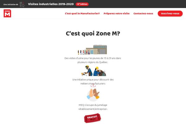 zonem.ca site used Treize