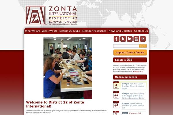 zontadistrict22.org site used Zonta-2012