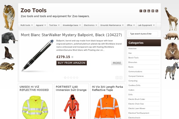 zoo-tools.co.uk site used Wp Amazillionaire