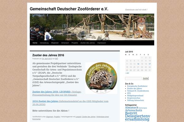 Twenty Ten theme site design template sample