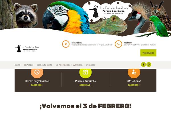 zoologicolaeradelasaves.com site used Bonko_theme