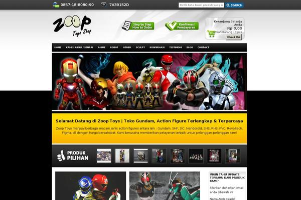 IndoStore theme site design template sample