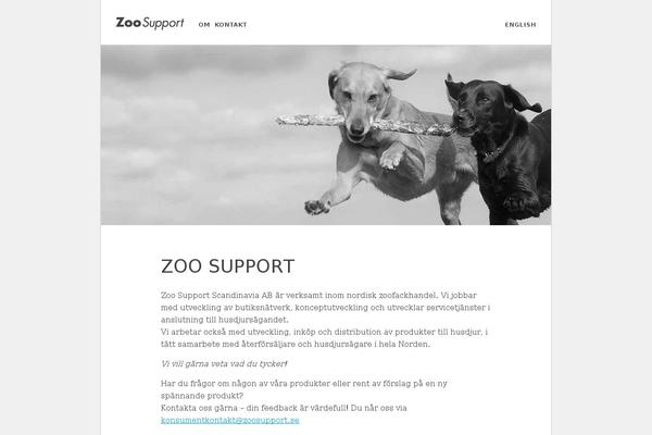 zoosupport.se site used Zoosupport