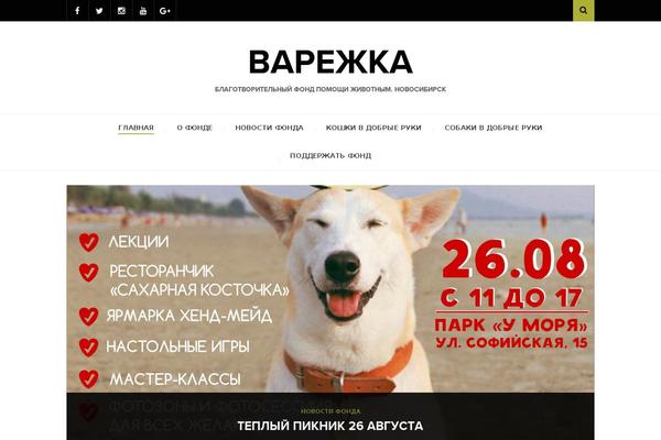 WordPress website example screenshot