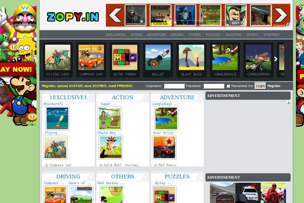 zopy.in site used Fungames-new
