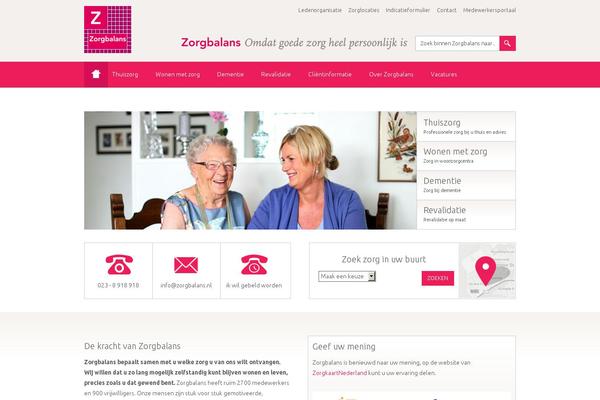zorgbalans.nl site used Zbc