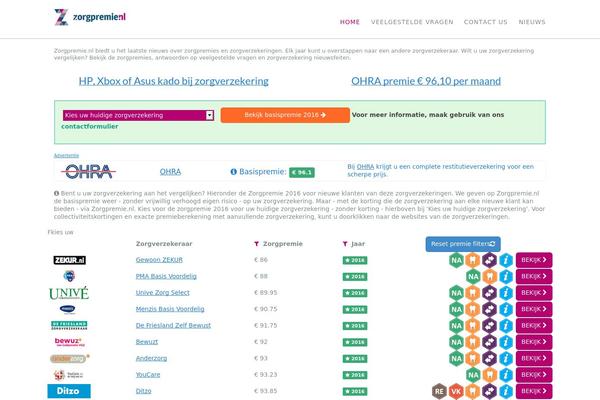 WordPress website example screenshot
