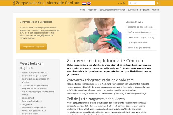 zorgverzekering.org site used Zic