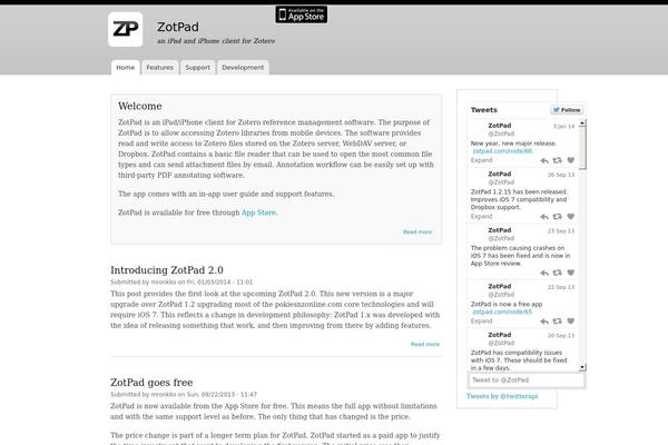 WordPress website example screenshot