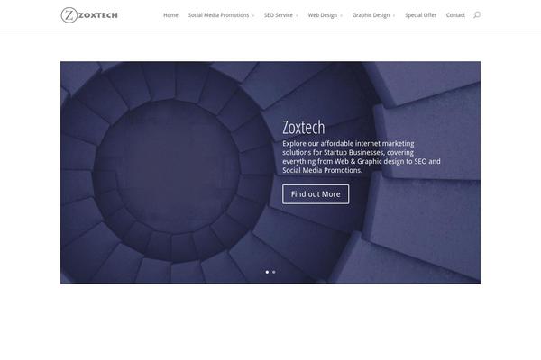 Divi theme site design template sample