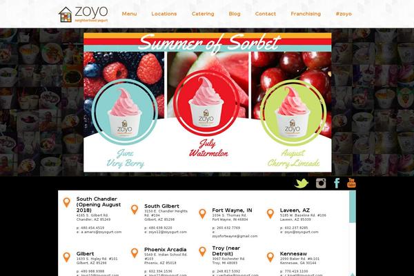 zoyogurt.com site used Zoyocustom