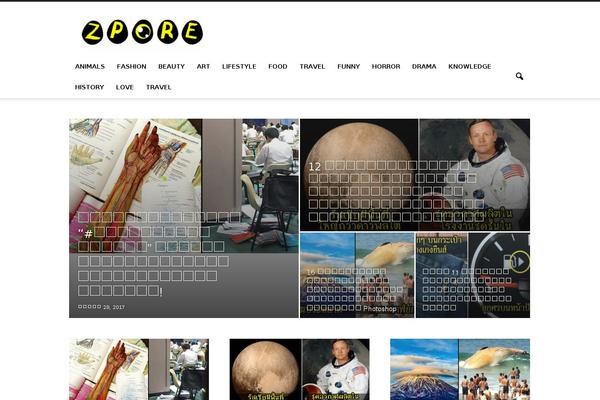 Newspaper theme site design template sample