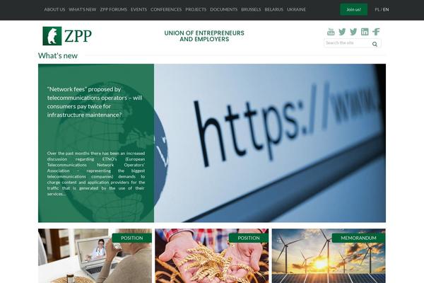 WordPress website example screenshot